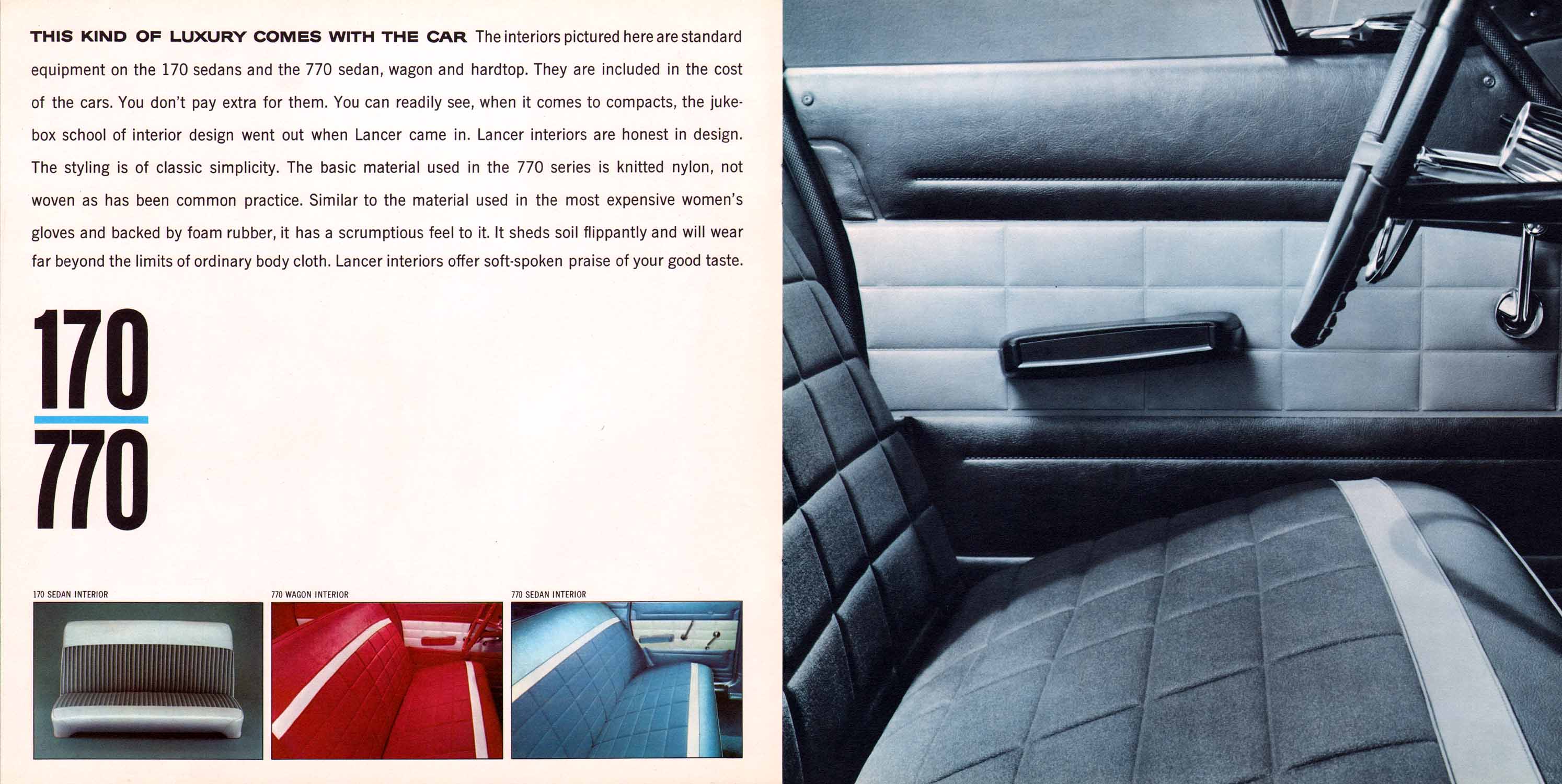 1961 Dodge Lancer Prestige Brochure Page 6
